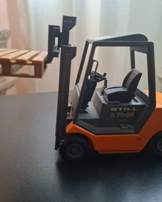modellini carrelli elevatori, traspallet, autogru