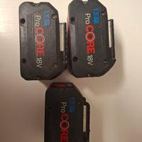 3 batterie bosch procore 8Ah