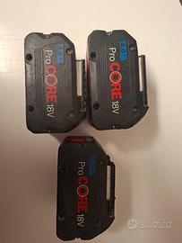 3 batterie bosch procore 8Ah