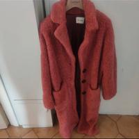 cappotto teddy dixie rosa
