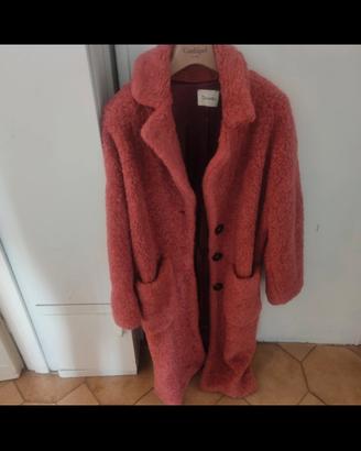 cappotto teddy dixie rosa