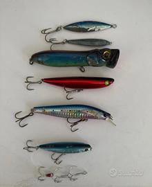 artificiali spinning mare lago pesca