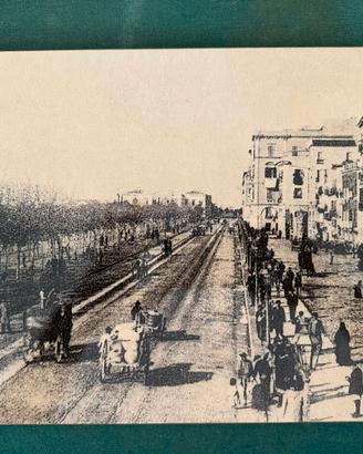 Quadretto da cartolina o foto: Via Roma Cagliari