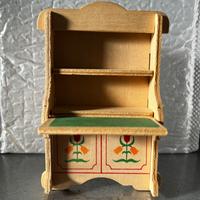 Scrittoio Bambola Bijou Mobile in Legno anni 80