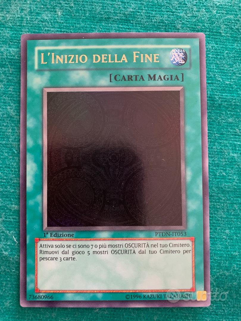 Carta yu-gi-oh L'INIZIO DELLA FINE - Collezionismo In vendita a Macerata