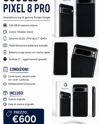 Google Pixel 8 pro 256 GB
