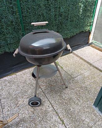 Barbecue con ruote
