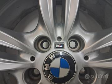 4 gomme invernali con 4 cerchi M Power BMW