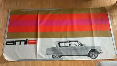 manifesto vintage Citroen Ami 6
