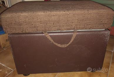 Sgabello pouf contenitore