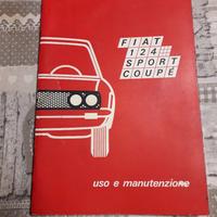 Fiat 124 sport coupè manuale istruzioni