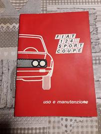 Fiat 124 sport coupè manuale istruzioni