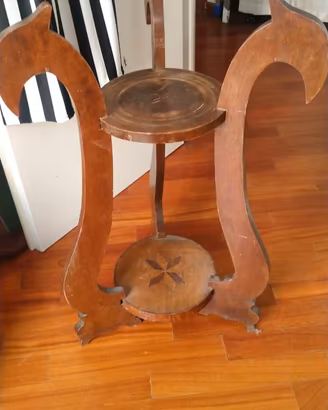 porta vasi legno