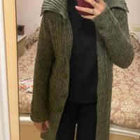 Cardican lungo verde