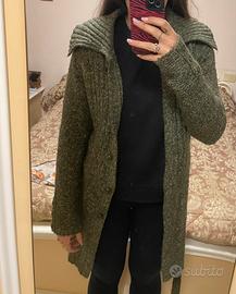 Cardican lungo verde