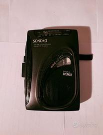 Walkman Sonoko - radio AM/FM e lettore cassette