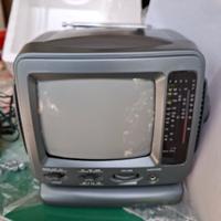 radio tv vintage in bianco e nero