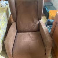 Poltrona relax elettrica sfoderabile