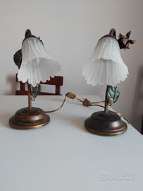 coppia abat jour marca due p made in italy metallo