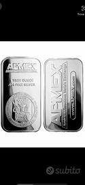 Lingotto placcato argento