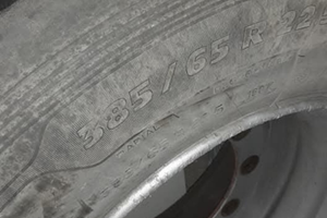 Gomma michelin completa per semirimorchio