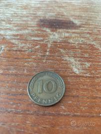 10 pfenning del 1950