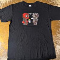 T-shirt Deadpool nera taglia L