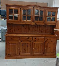 credenza 4 ante in legno massello