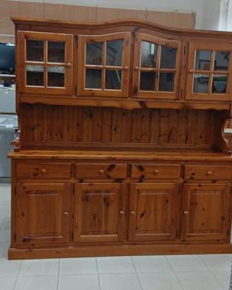 credenza 4 ante in legno massello