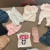 Set abbigliamento bambina 6-9 mesi