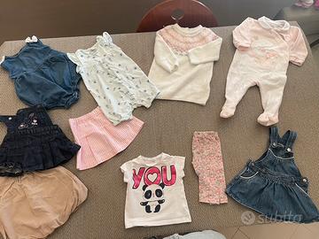 Set abbigliamento bambina 6-9 mesi