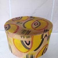 Cappelliera Grande Scatola rotonda vintage