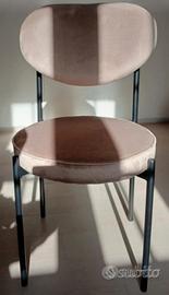 4 sedie nuove in velluto