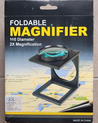 Lente d'ingrandimento pieghevole 2x - lente 110mm