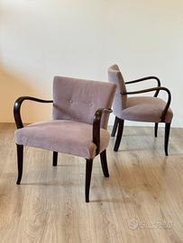 Coppia set 2 Poltrone anni 50 Vintage Design