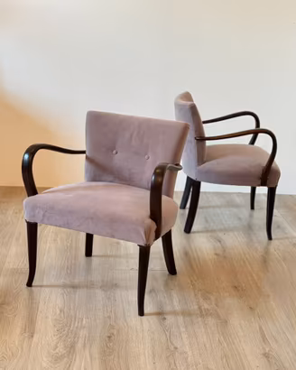 Coppia set 2 Poltrone anni 50 Vintage Design