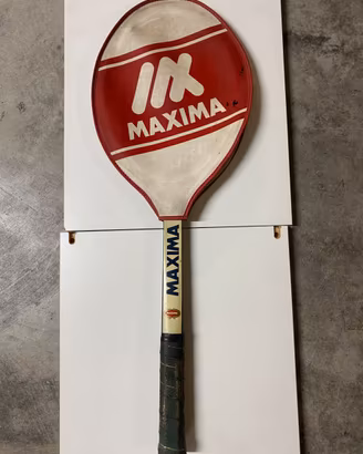 Racchetta tennis in legno vintage