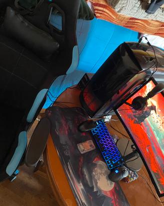 Pc da gaming con i5 8400  16gb ddr4 con 128 ssd