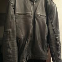 Giubbotto moto cuoio uomo