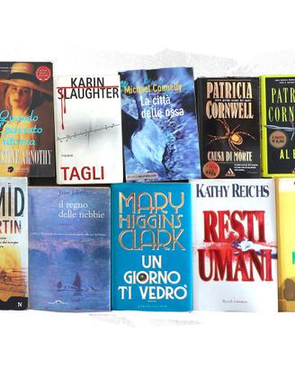 Lotto di 16 Libri Thriller - vari autori - Romanzi
