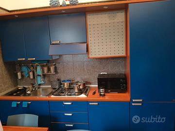 La Cucina: Modulare Blu & Legno