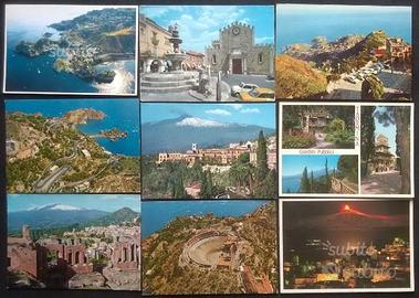 Messina - Taormina - Lotto A di 86 cartoline