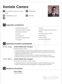 Autista consegnatario pat b