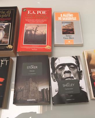 Libri romanzi del terrore, horror
