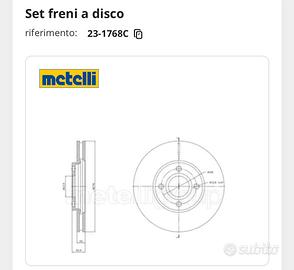 Dischi freno ford ecosport