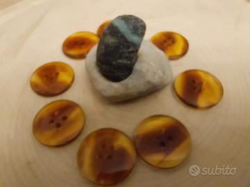 Bottoni Di Plastica ambrati