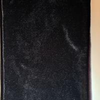 Sciarpa double face argento e nero