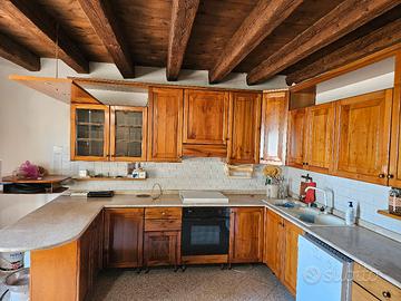 Cucina angolare Legno massiccio