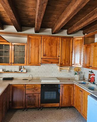 Cucina angolare Legno massiccio