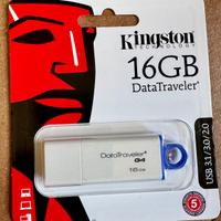 Pen drive Usb 16Gb Kingston Nuove